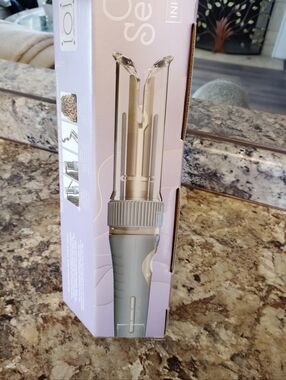 Curl secret ceramic Auto curling iron hair goes in curls come out . Gray New